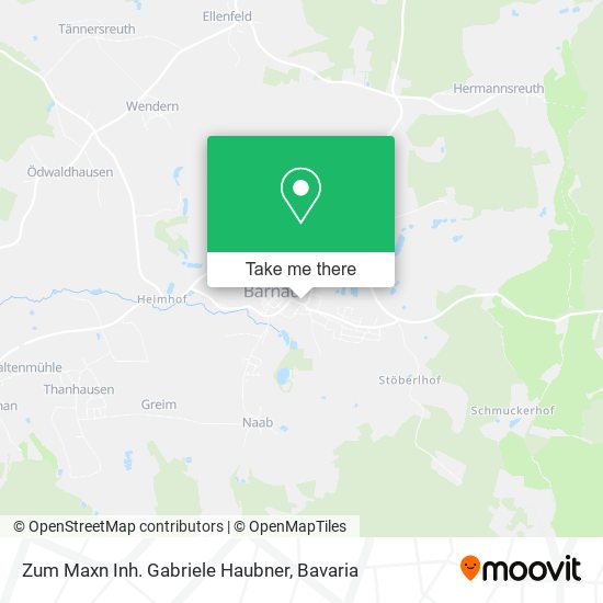 Карта Zum Maxn Inh. Gabriele Haubner