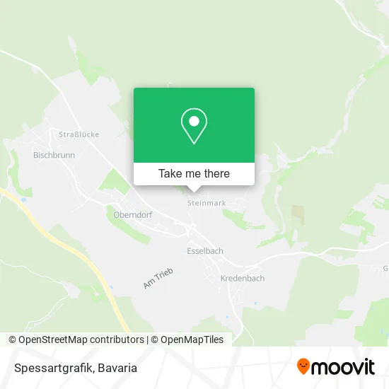 Карта Spessartgrafik