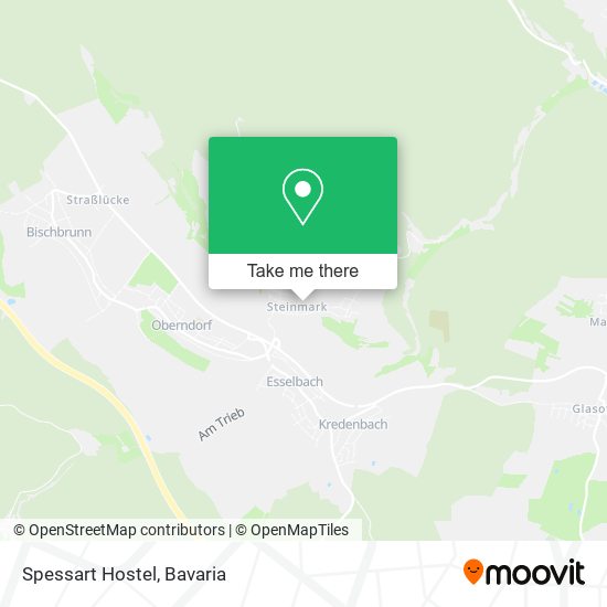 Spessart Hostel map