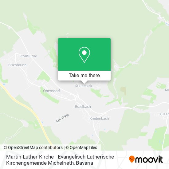 Martin-Luther-Kirche - Evangelisch-Lutherische Kirchengemeinde Michelrieth map