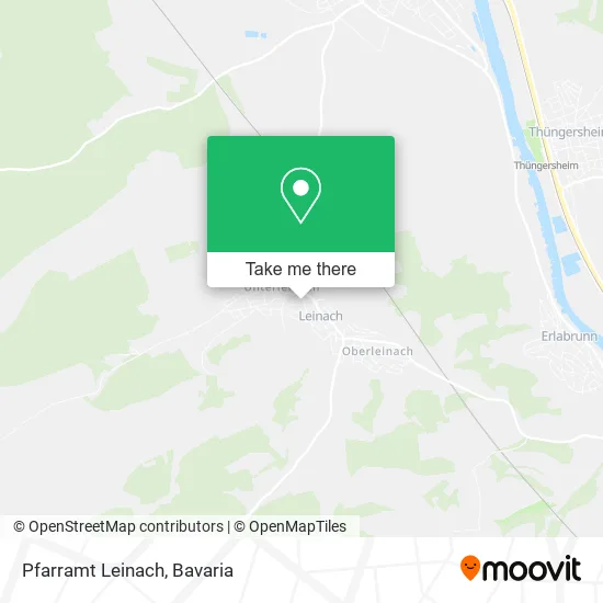 Карта Pfarramt Leinach