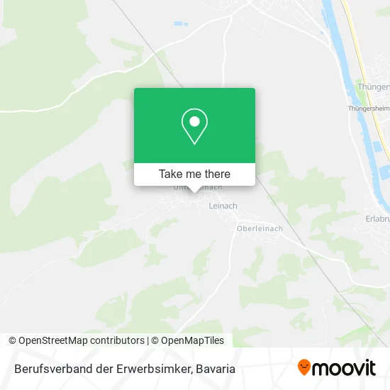 Карта Berufsverband der Erwerbsimker