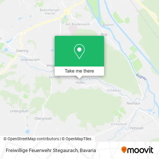 Карта Freiwillige Feuerwehr Stegaurach