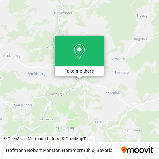 Hofmann Robert Pension Hammermühle map