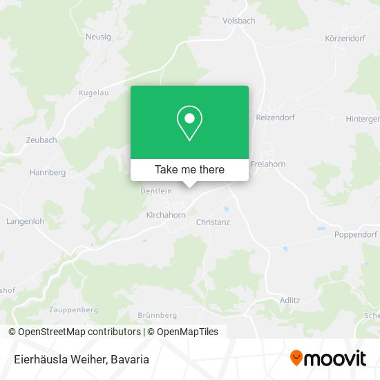 Eierhäusla Weiher map