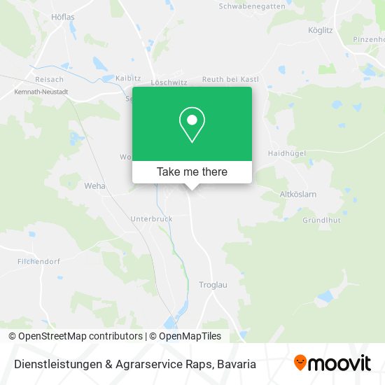 Dienstleistungen & Agrarservice Raps map