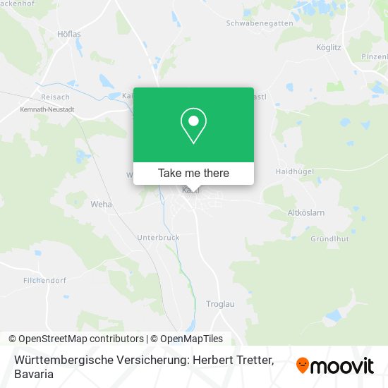 Württembergische Versicherung: Herbert Tretter map