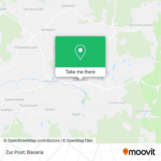 Карта Zur Post