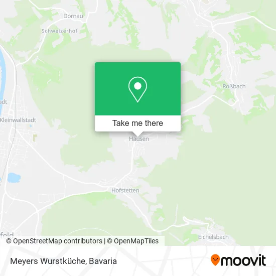 Карта Meyers Wurstküche