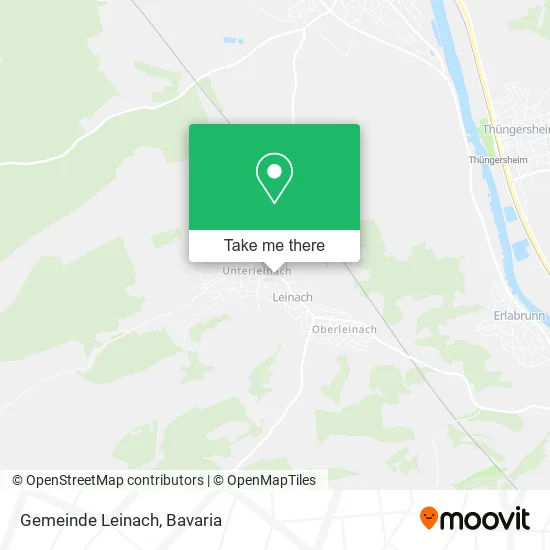 Карта Gemeinde Leinach