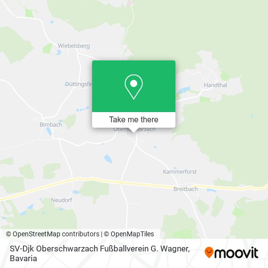 SV-Djk Oberschwarzach Fußballverein G. Wagner map