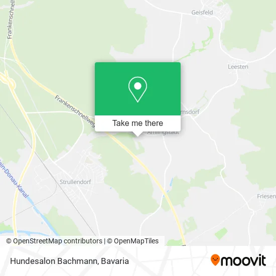 Карта Hundesalon Bachmann