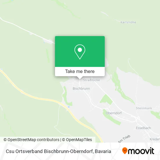 Карта Csu Ortsverband Bischbrunn-Oberndorf