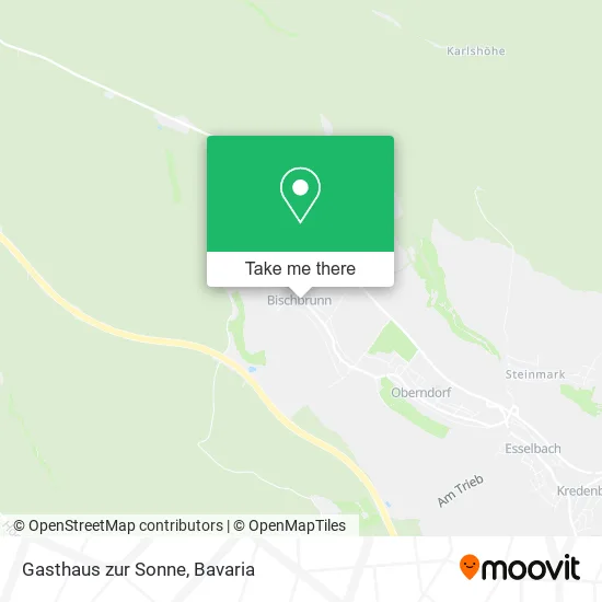 Карта Gasthaus zur Sonne