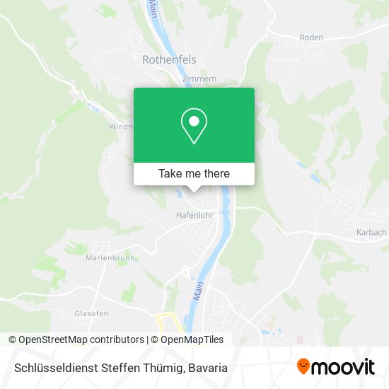 Schlüsseldienst Steffen Thümig map