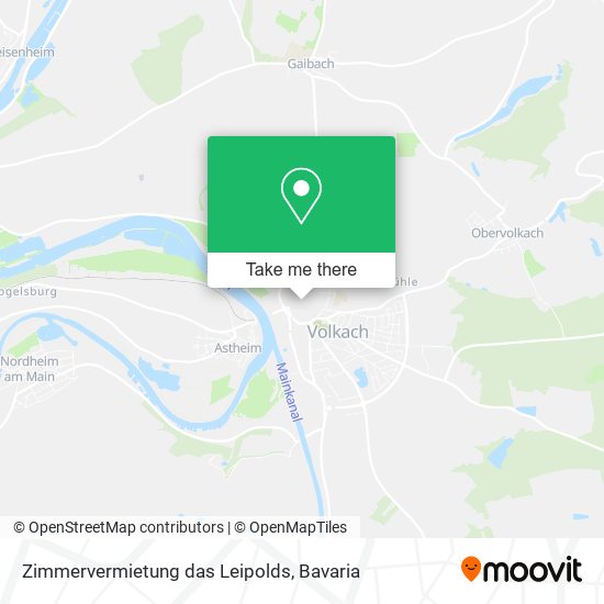 Zimmervermietung das Leipolds map