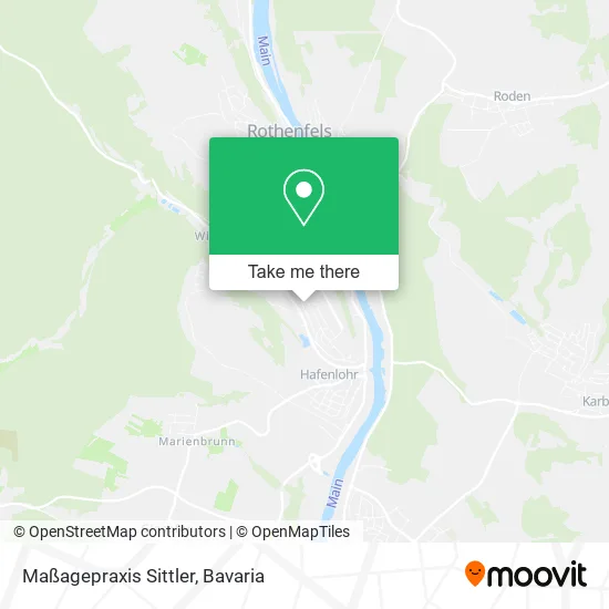 Карта Maßagepraxis Sittler