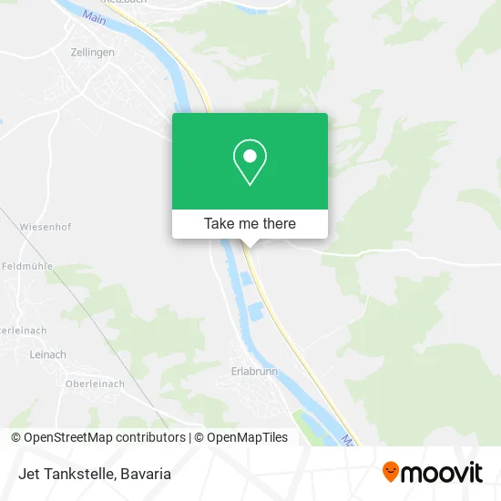 Карта Jet Tankstelle