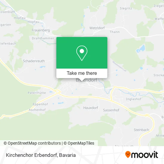 Карта Kirchenchor Erbendorf