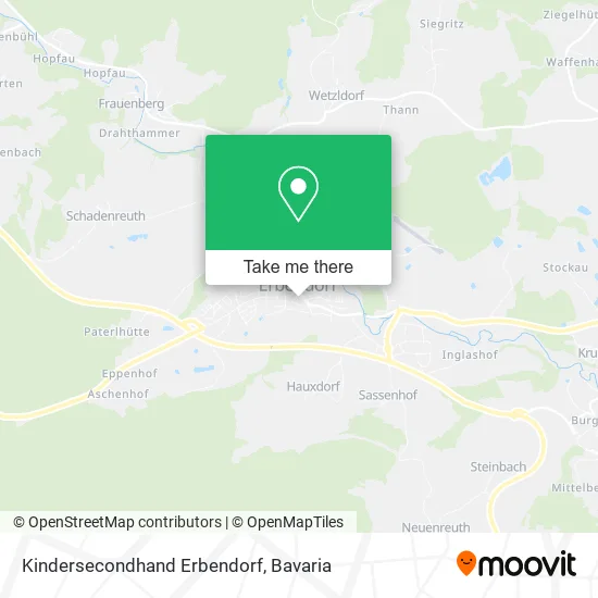 Карта Kindersecondhand Erbendorf