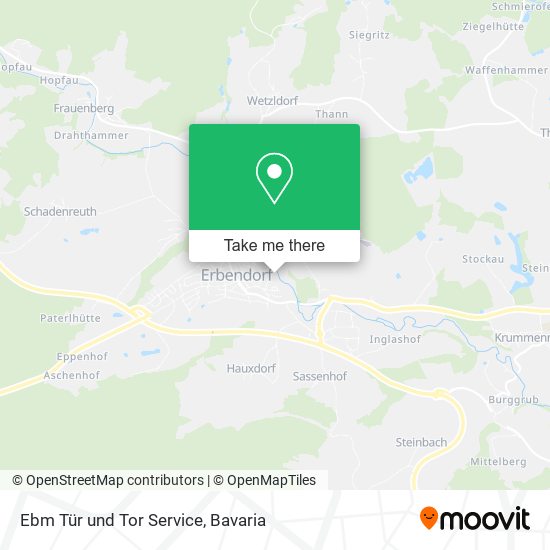 Карта Ebm Tür und Tor Service