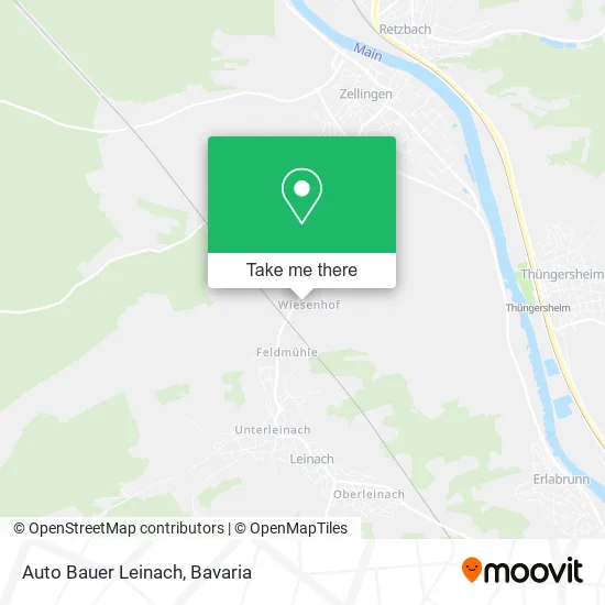 Карта Auto Bauer Leinach