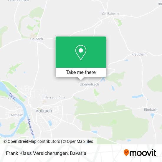 Frank Klass Versicherungen map