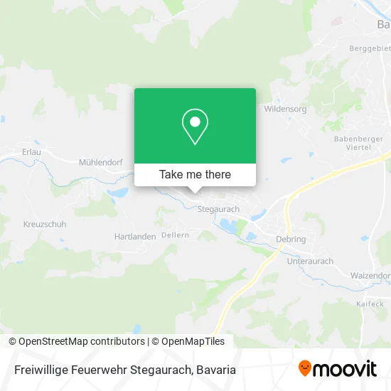 Карта Freiwillige Feuerwehr Stegaurach