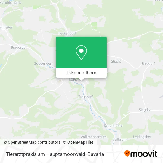 Карта Tierarztpraxis am Hauptsmoorwald