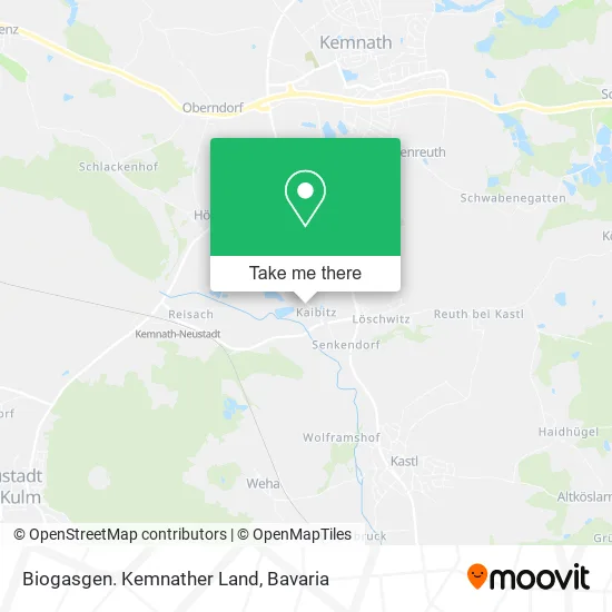 Карта Biogasgen. Kemnather Land
