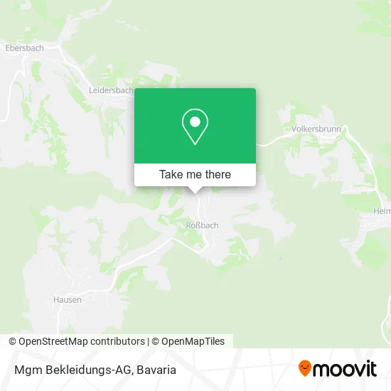 Карта Mgm Bekleidungs-AG