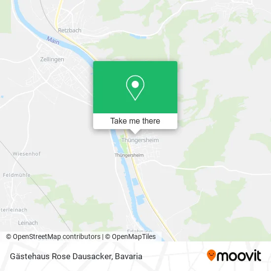 Карта Gästehaus Rose Dausacker