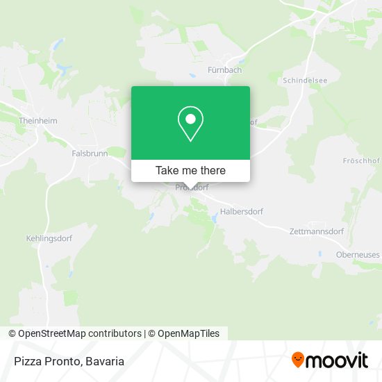 Pizza Pronto map