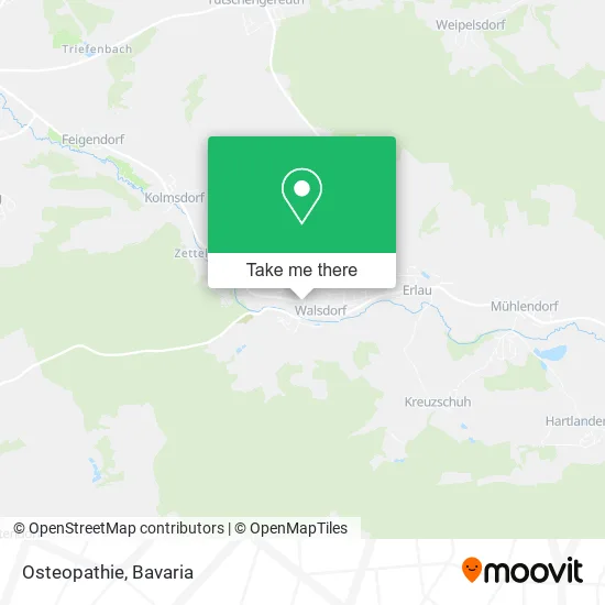 Карта Osteopathie