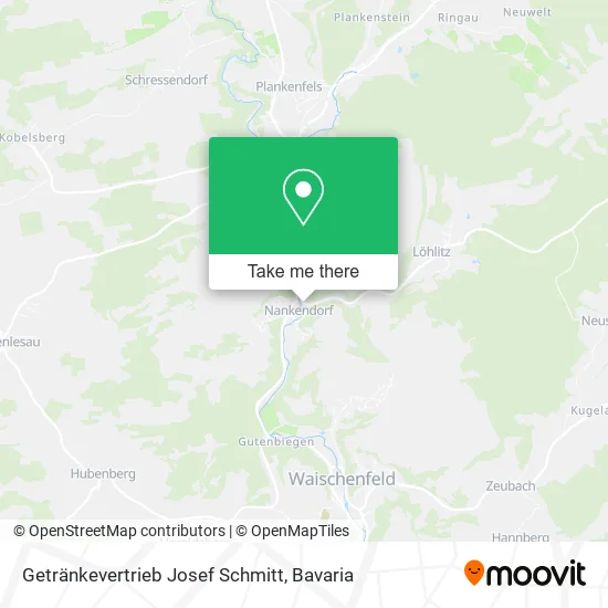 Карта Getränkevertrieb Josef Schmitt