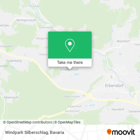 Карта Windpark Silberschlag