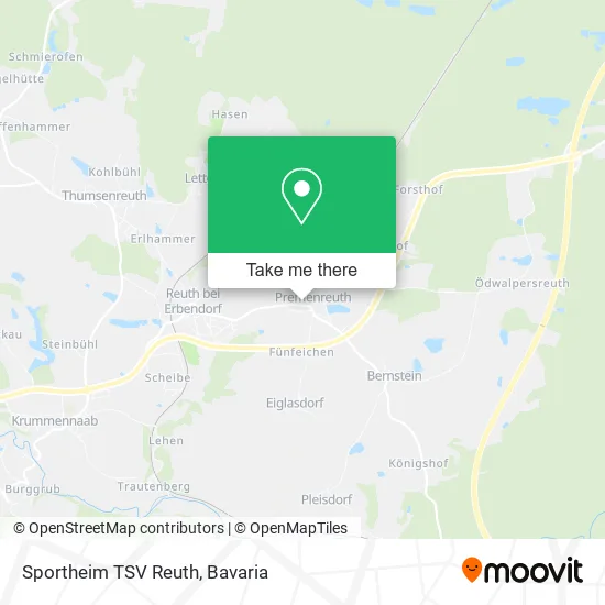 Карта Sportheim TSV Reuth