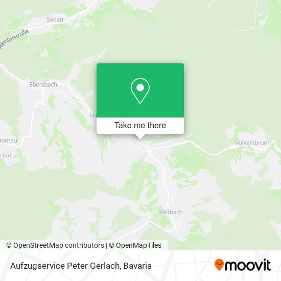 Aufzugservice Peter Gerlach map