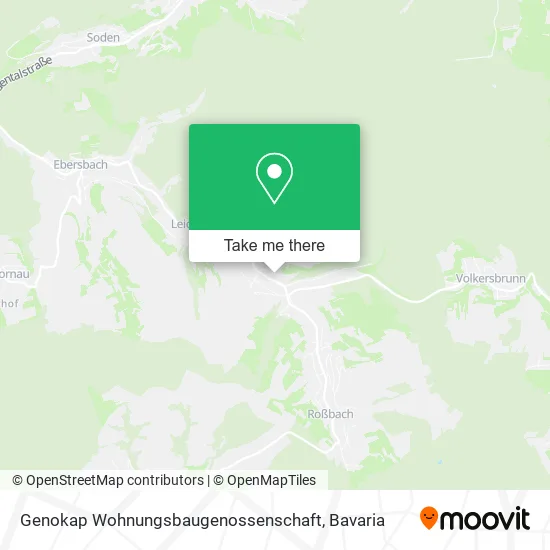 Карта Genokap Wohnungsbaugenossenschaft