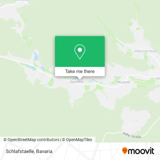 Карта Schlafstaelle