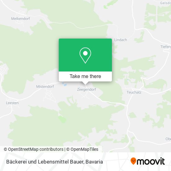 Bäckerei und Lebensmittel Bauer map