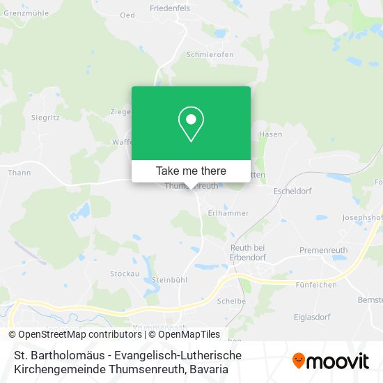 St. Bartholomäus - Evangelisch-Lutherische Kirchengemeinde Thumsenreuth map