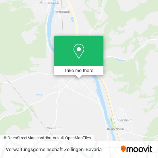 Verwaltungsgemeinschaft Zellingen map