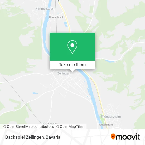 Карта Backspiel Zellingen