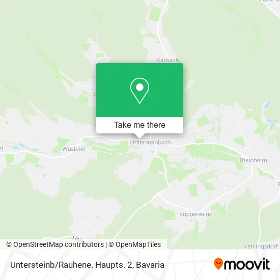 Карта Untersteinb/Rauhene. Haupts. 2
