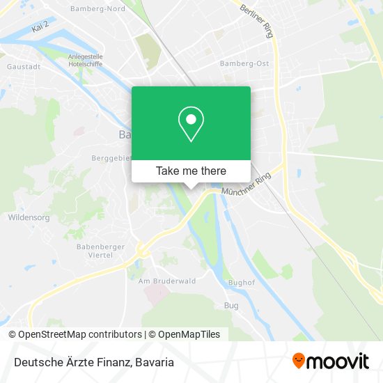 Deutsche Ärzte Finanz map