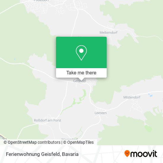 Ferienwohnung Geisfeld map