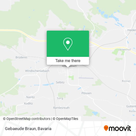 Карта Gebaeude Braun