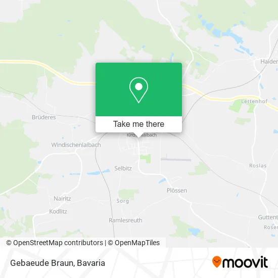 Карта Gebaeude Braun