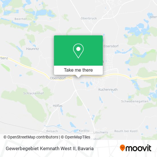 Gewerbegebiet Kemnath West II map